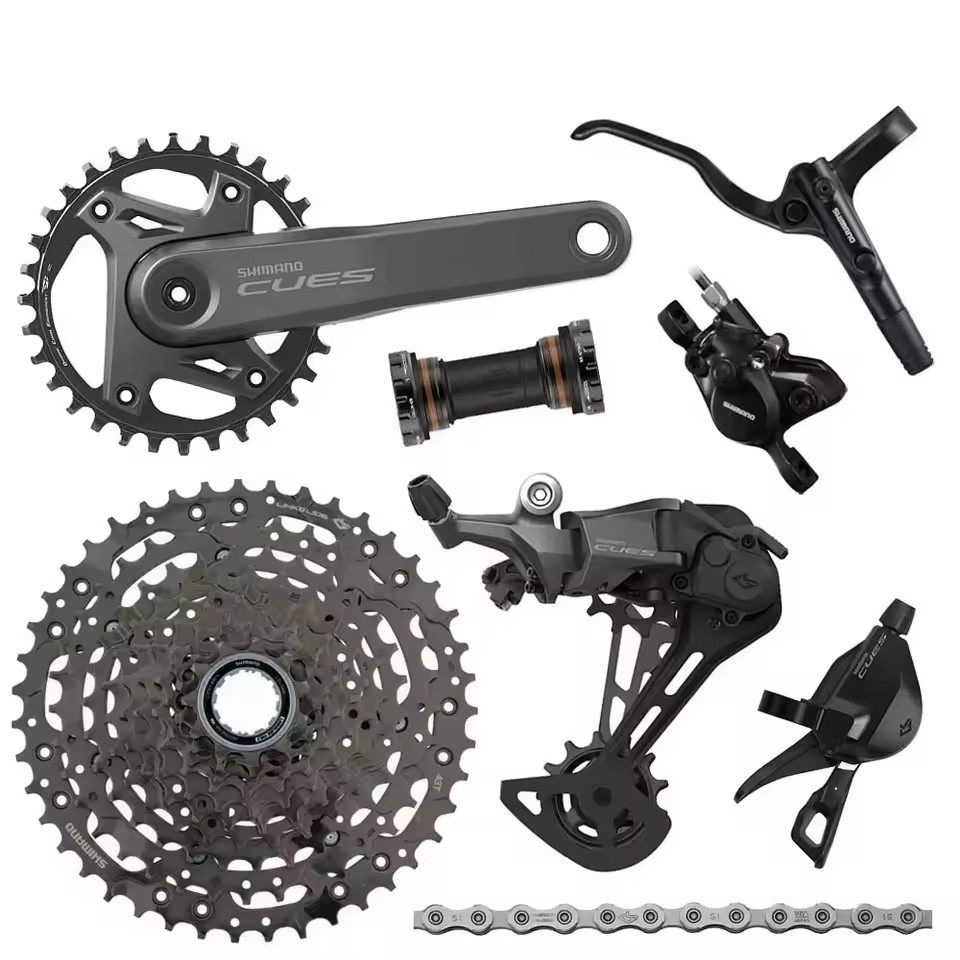 SHIMANO CUES U6000 10/11-Speed Kit Mountain Bike Shifter CS-LG400/LG300 11-48T/50T CN-LG500 RD/SL/FC-U6000 170MM 32T Components Parts
