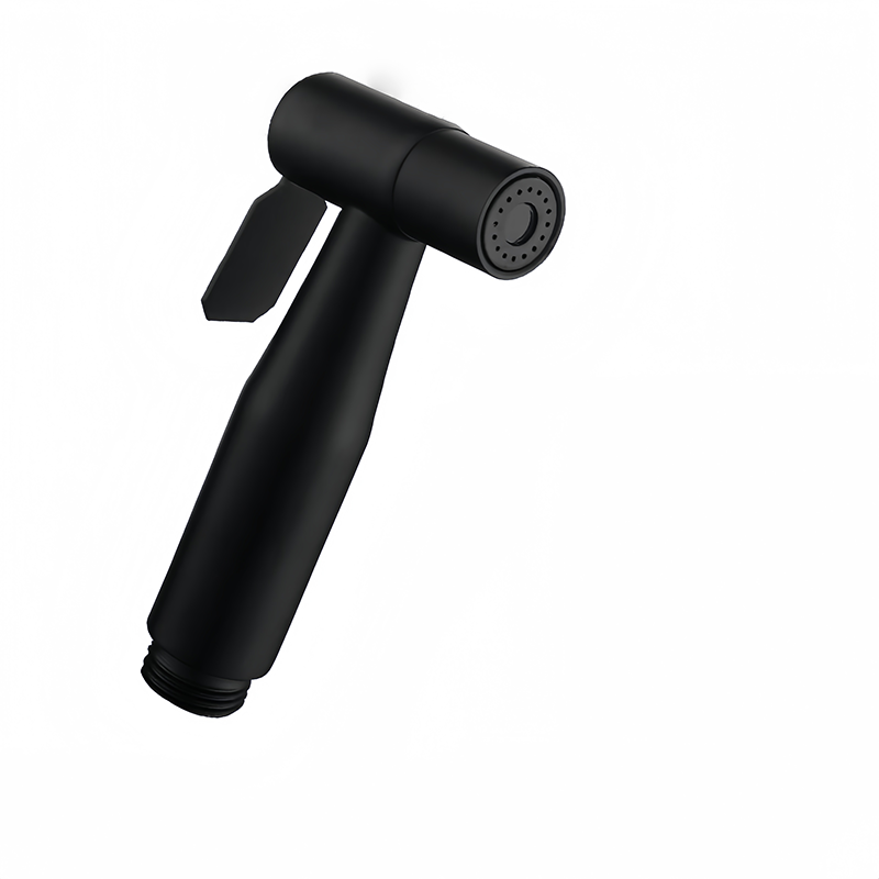 Toilet flushing spray gun - black 