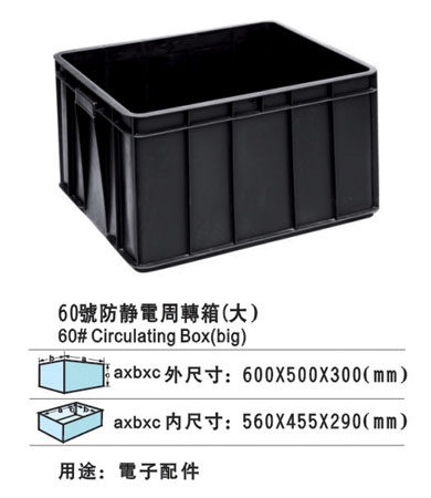 防静电周转箱 Anti-static turnover box