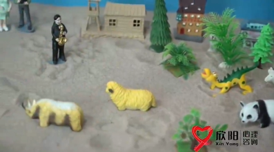 Sandplay games, children's psychological counseling