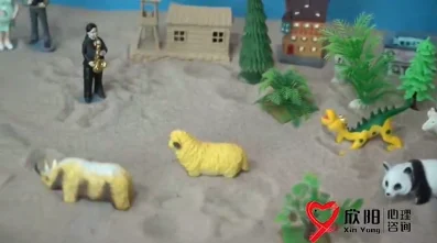 Sandplay games, children's psychological counseling