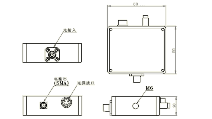 TC-HSP系列PIN-FET光探测模块