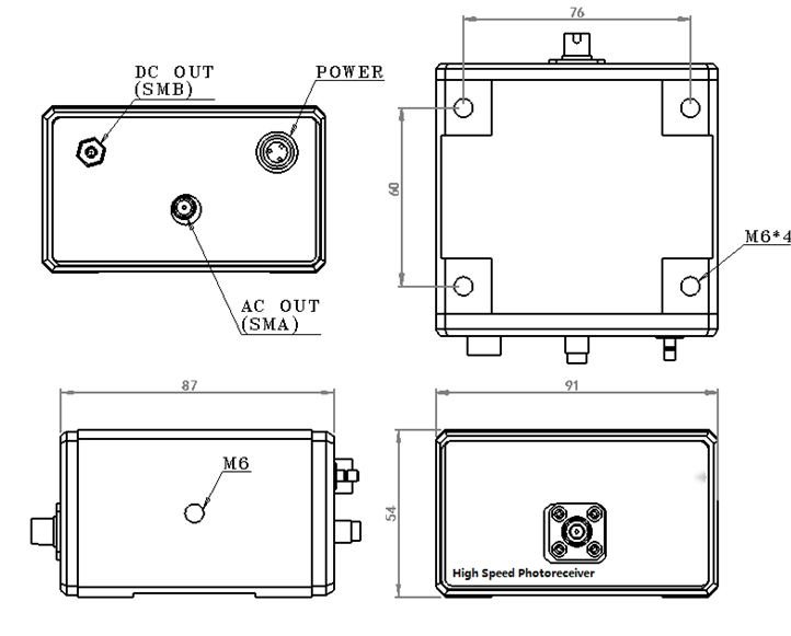 TC-PR-500M系列500MHz模拟光探测模块