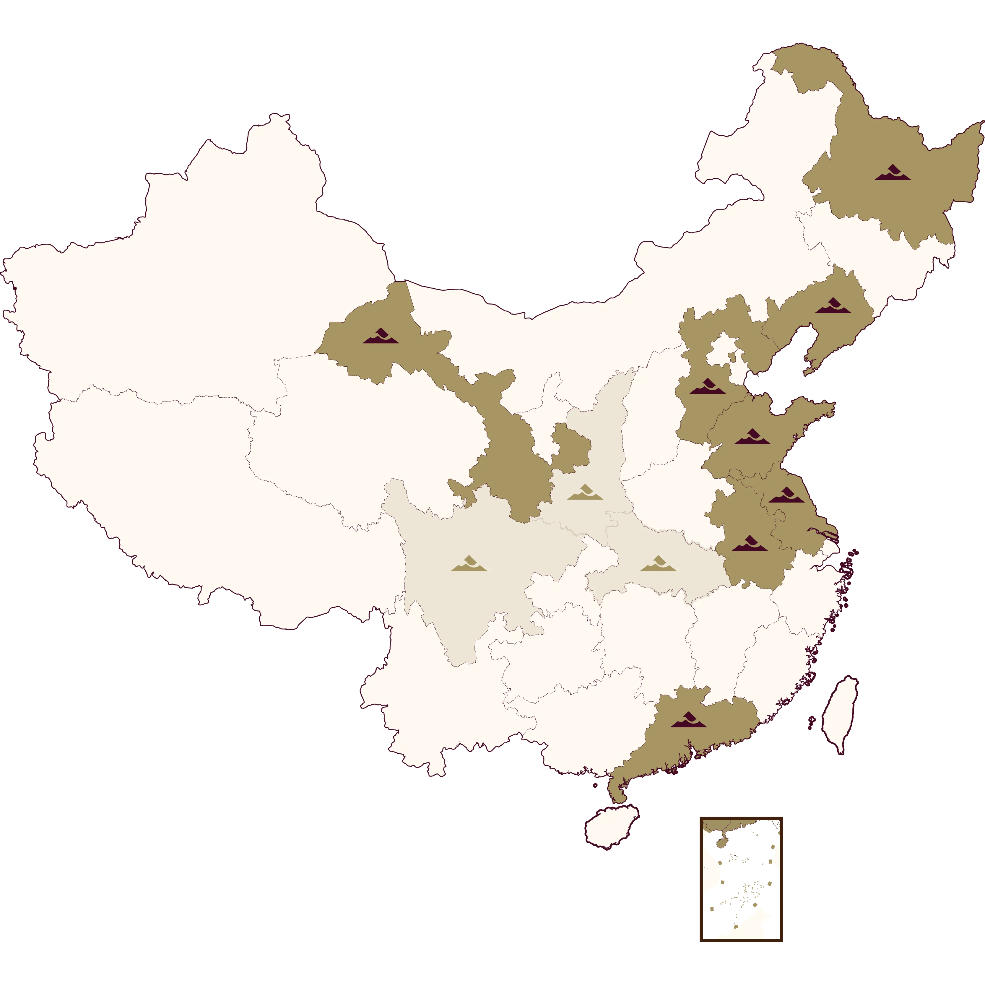  武夷茶全国门店位置