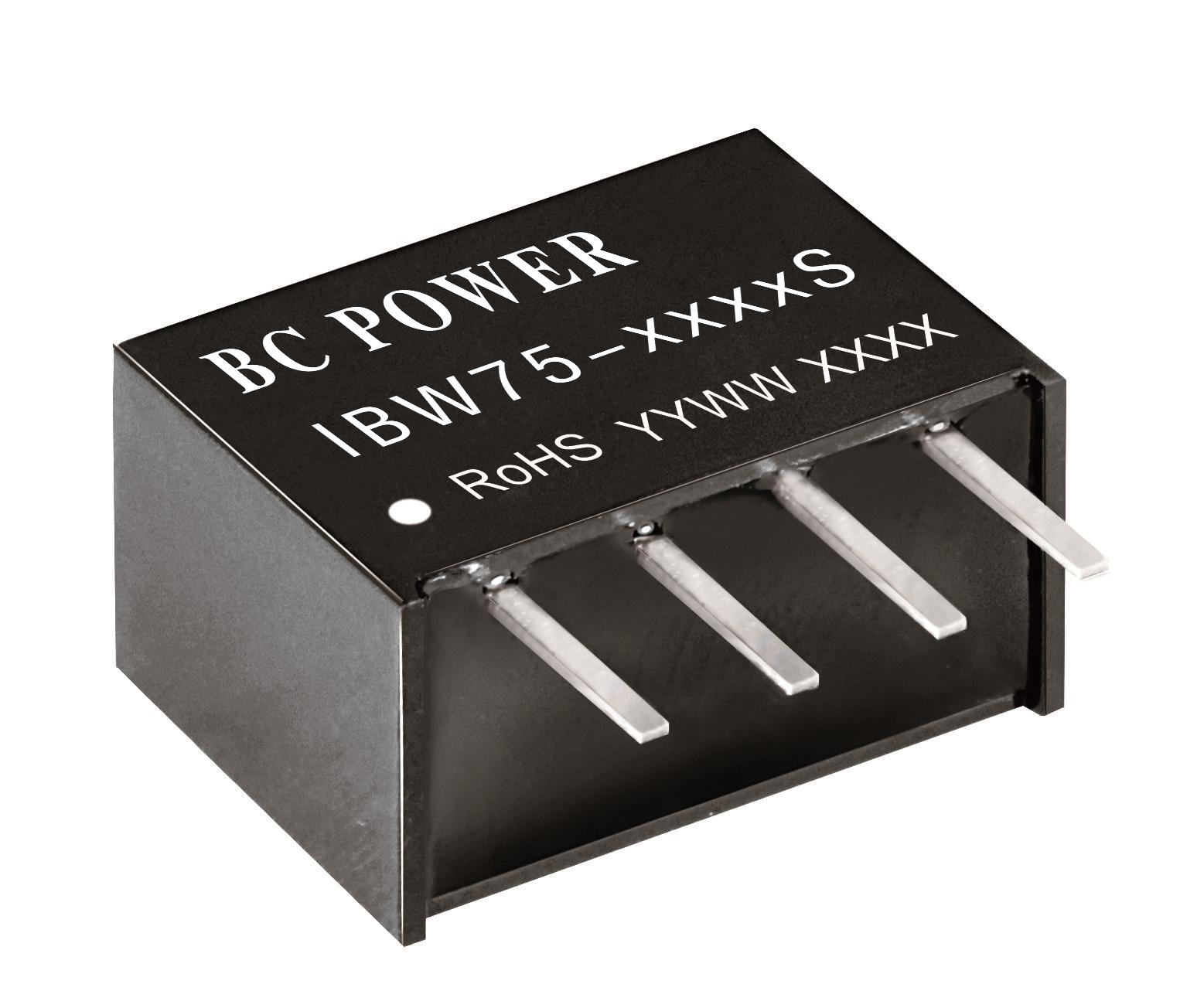 Fixed output 1500/3000VDC isolated, (0.75~2W)