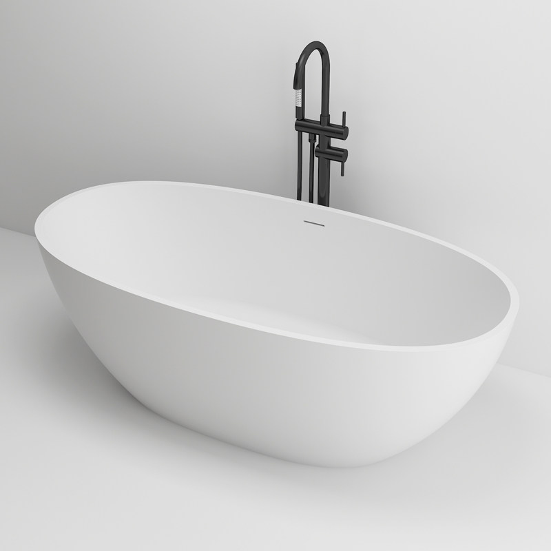 MM8801 Solid Surface Artificial Stone Freestanding Bathtub