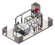 管道式单级回收喷房