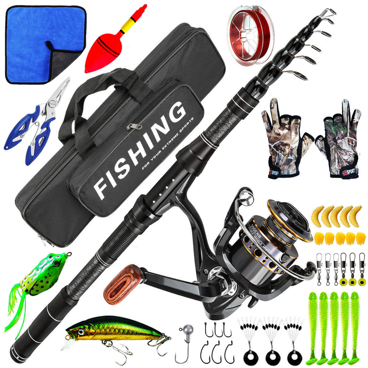 Fishing rods reels and combos