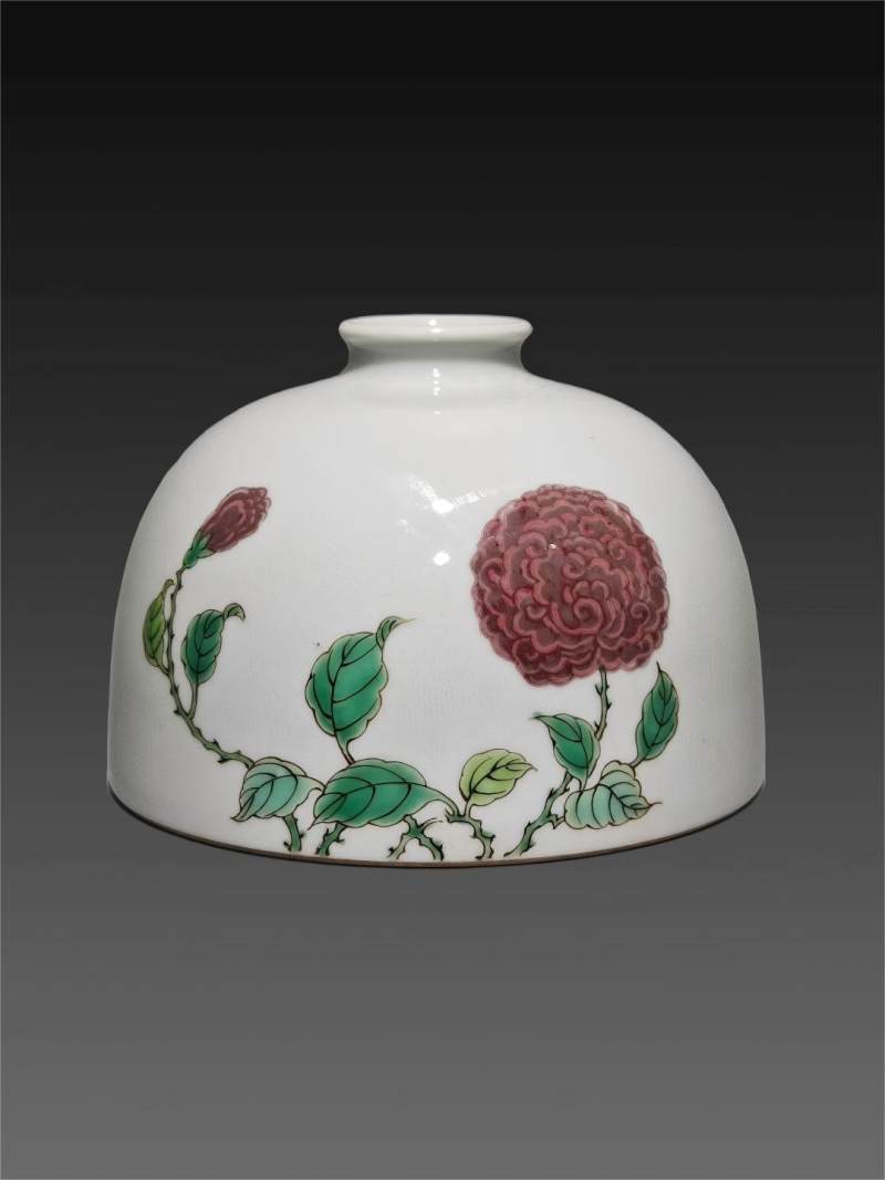 清.红绿彩太白尊