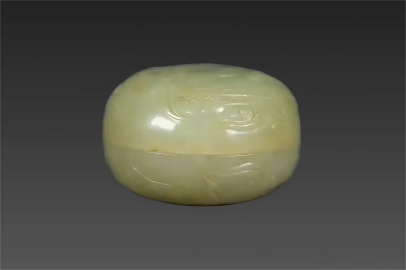 青玉粉盒