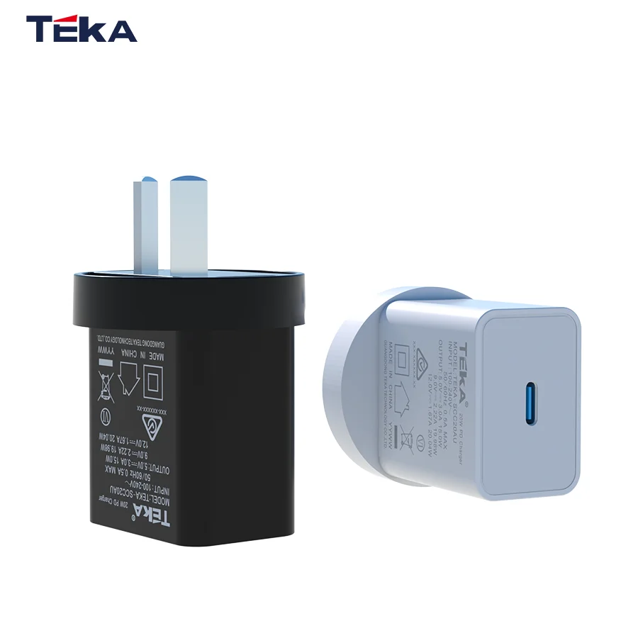 Pd 20w type-c fast charging charger australian regulations