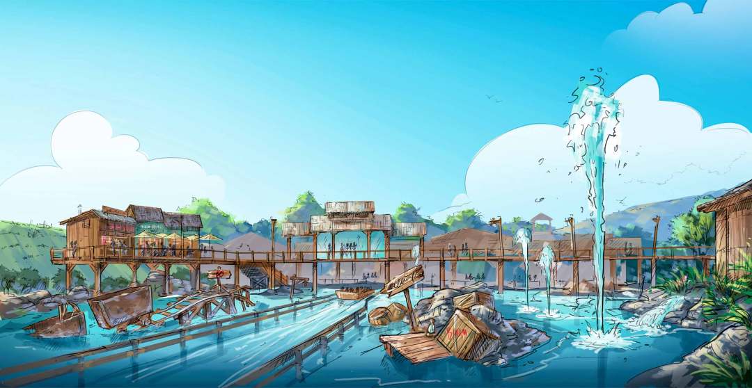 重庆华侨城欢乐谷-金矿小镇