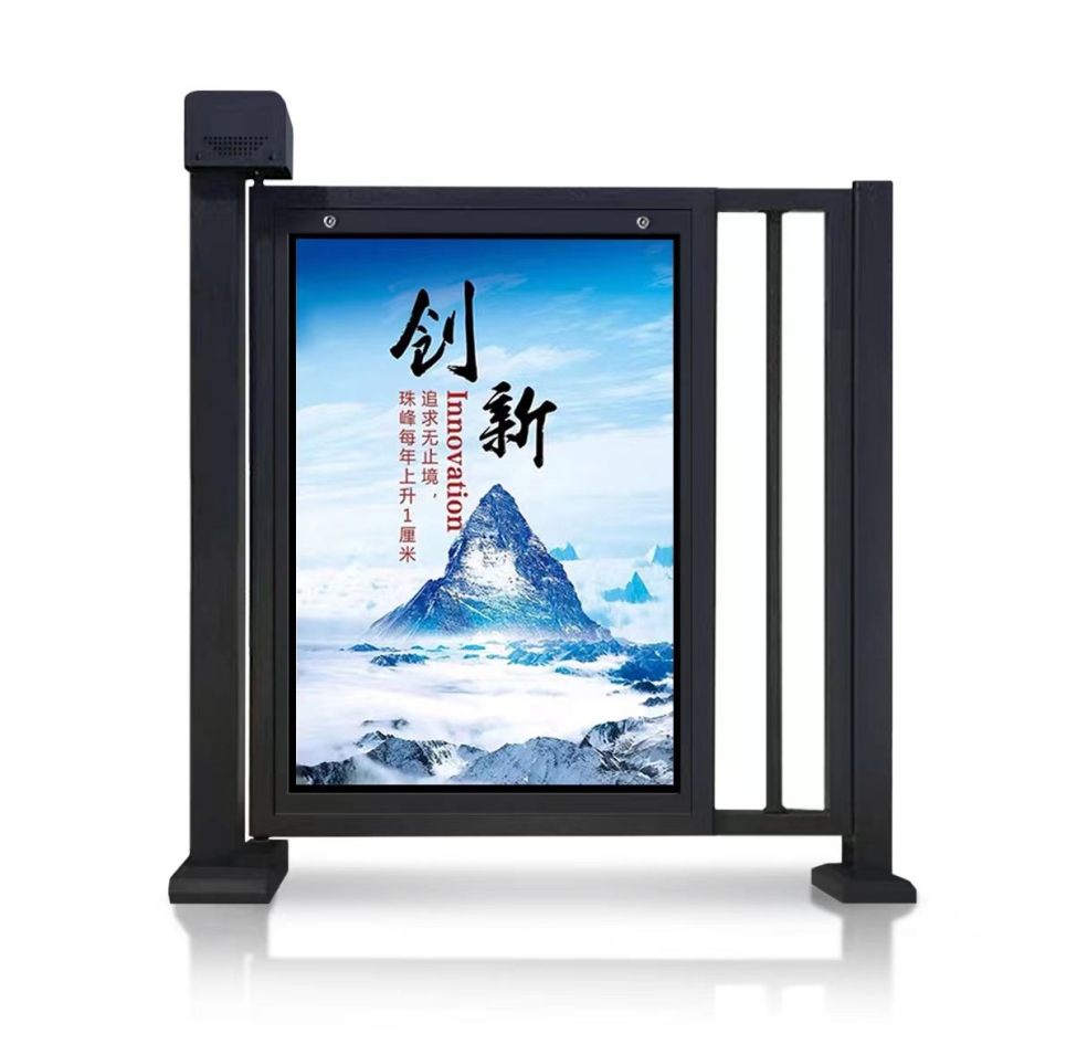 小区广告门，人行通道门，智能通道门