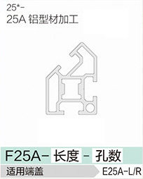 立高鋁型材25系列-F25A