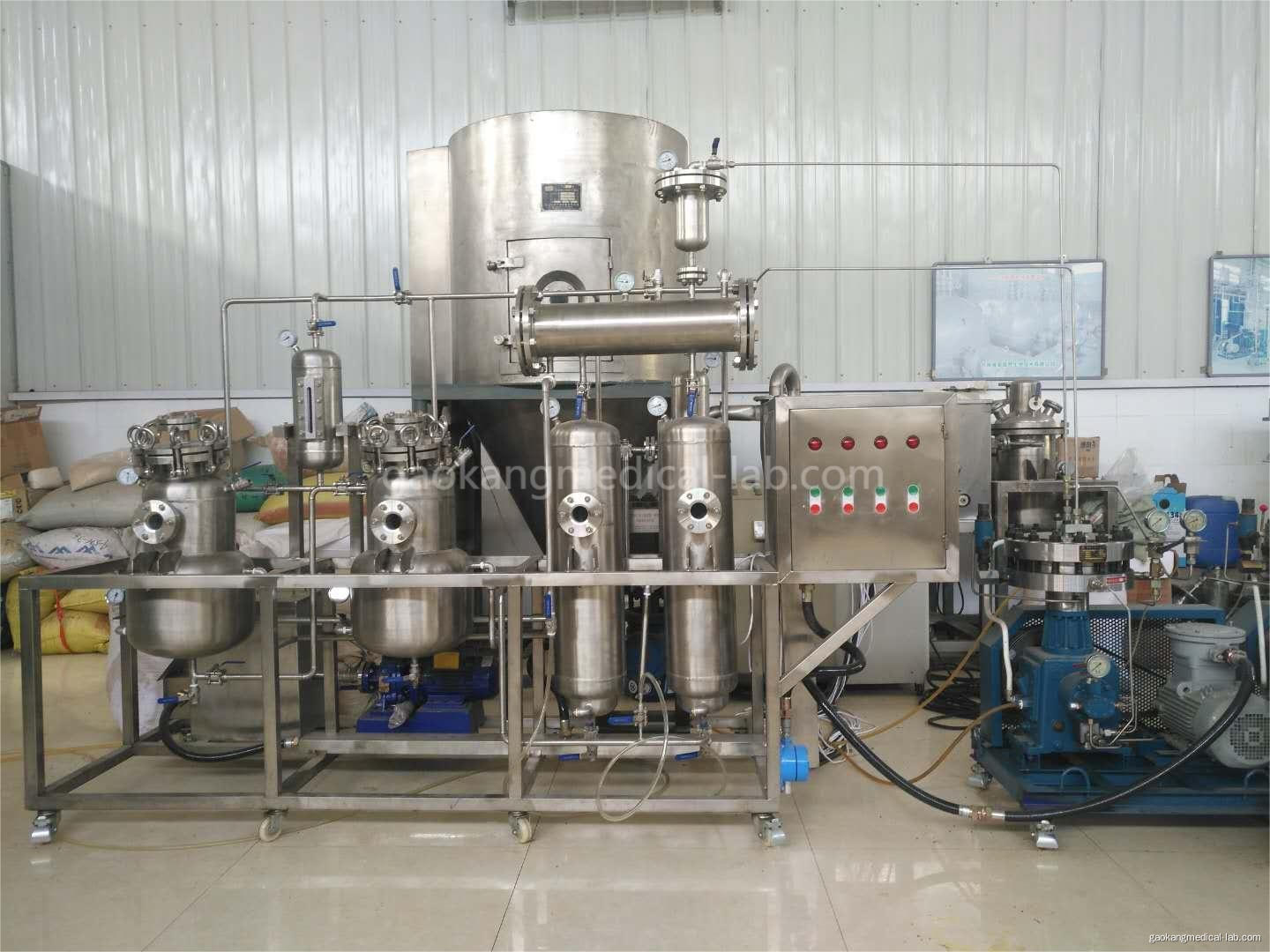 subcritical extraction machine for protein extracted from plants