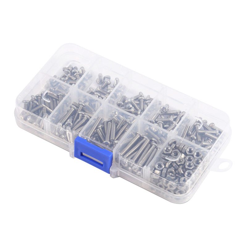 340pcs Metal Screw Set