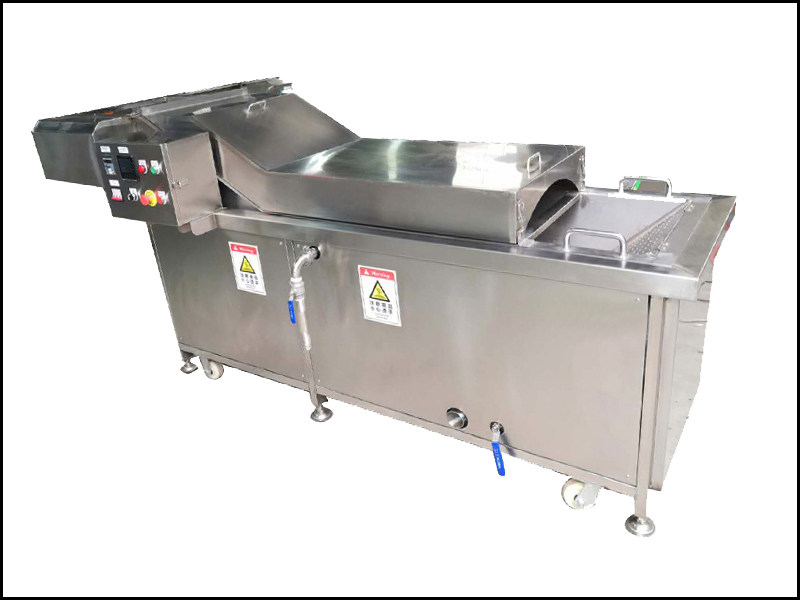 Automatic stainless steel blanching machine for chicken ingredients and meat products