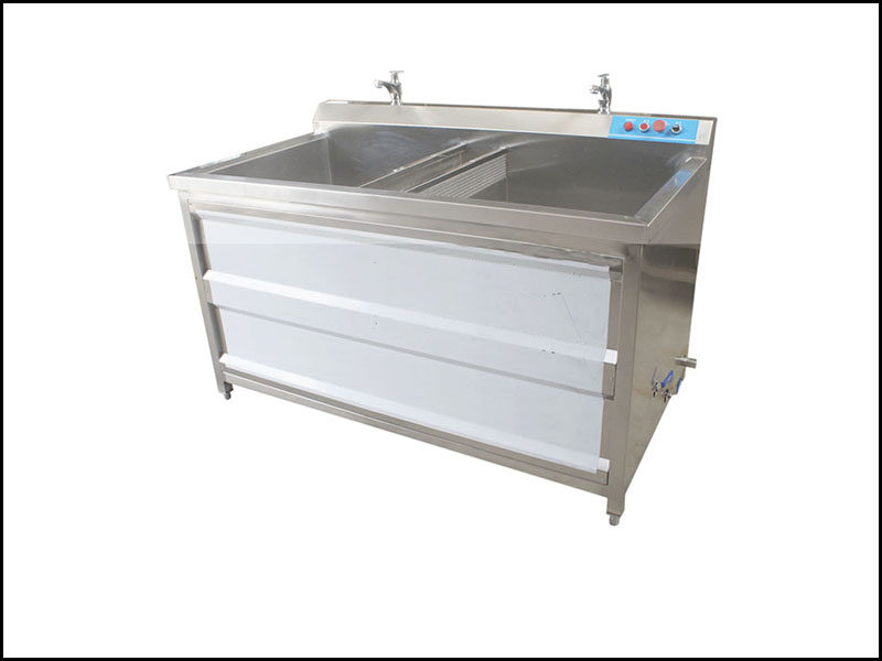 Double cylinder fruit and vegetable meat washing machine