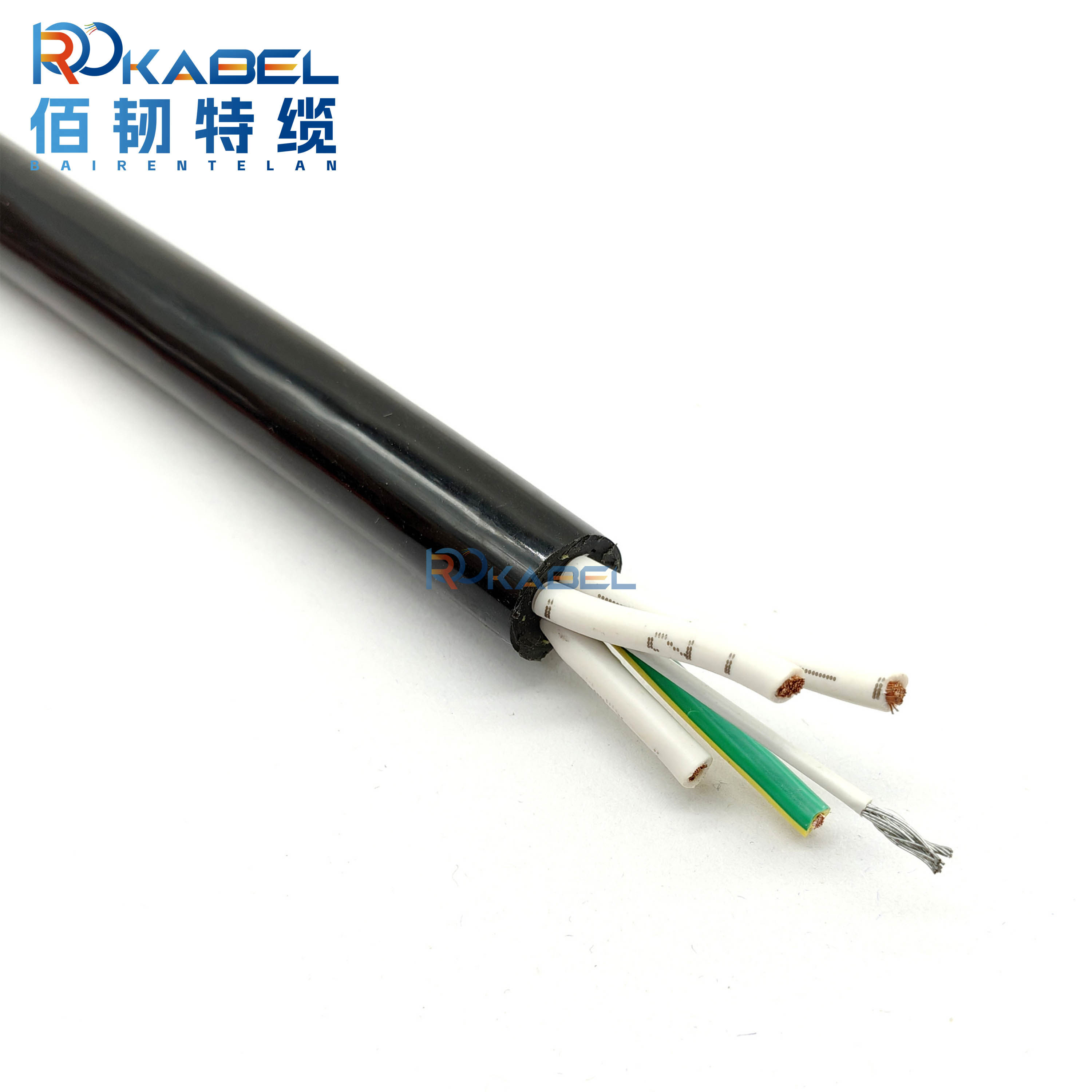 带钢丝抗拉聚氨酯电缆