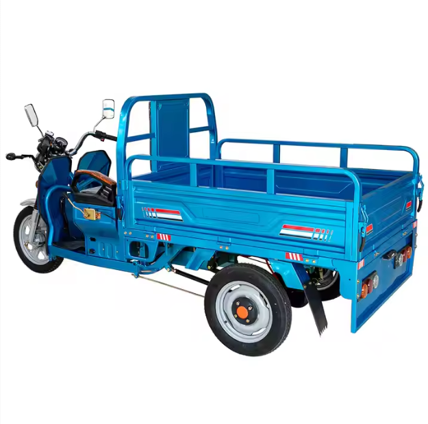 1.3m Light Blue 60V Cargo Electric Tricycle