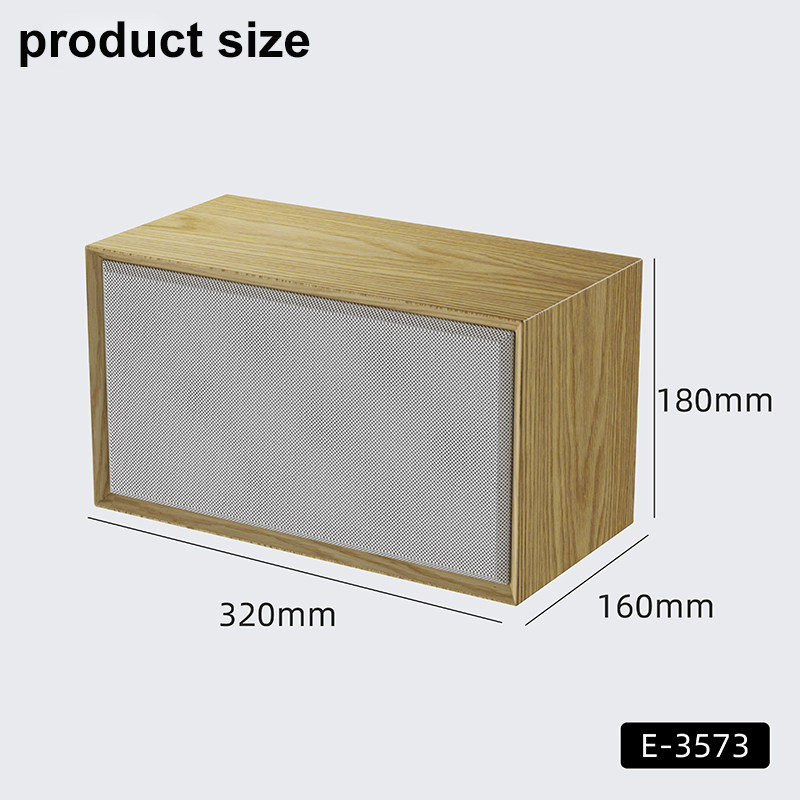 E-3573 Wood color Bluetooth speaker