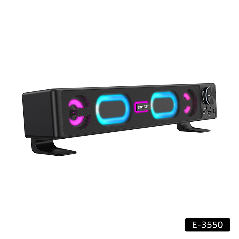 E-3550 Strip Bluetooth speaker with Bluetooth AUX RGB lighting