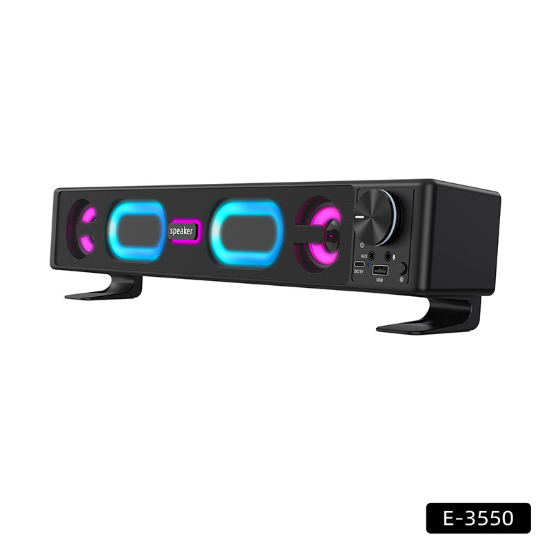 E-3550 Strip Bluetooth speaker with Bluetooth AUX RGB lighting