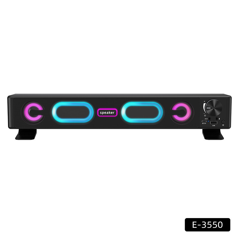 E-3550 Strip Bluetooth speaker with Bluetooth AUX RGB lighting