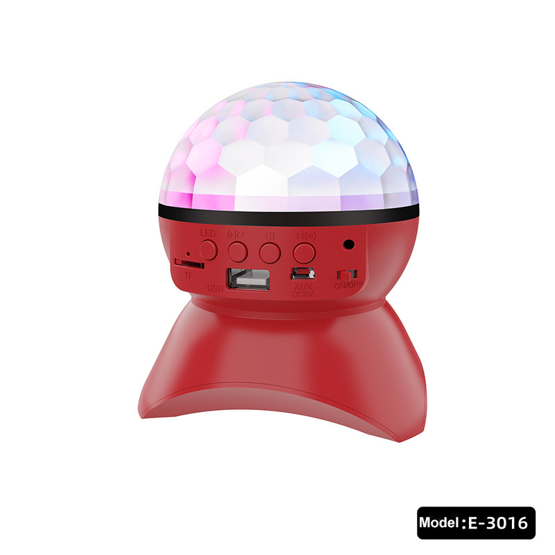 E-3016 Colorful lights wireless Bluetooth Speaker