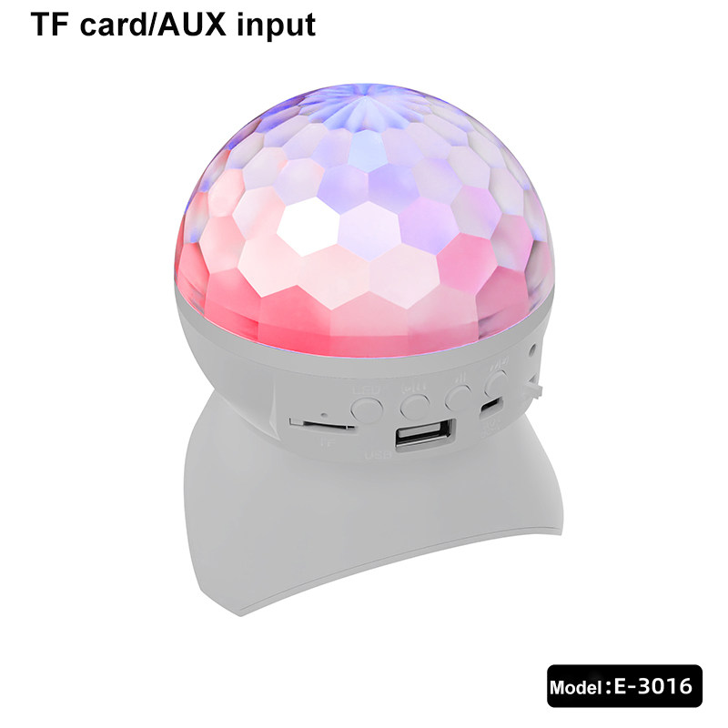 E-3016 Colorful lights wireless Bluetooth Speaker