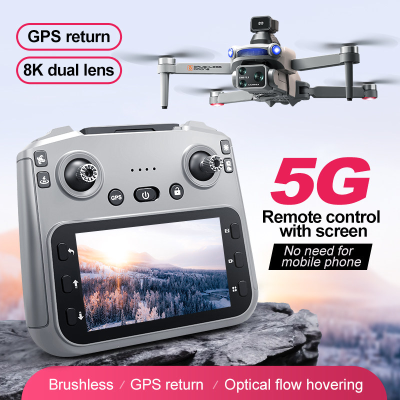 5G Drone Model S119 Drone remote control with screen