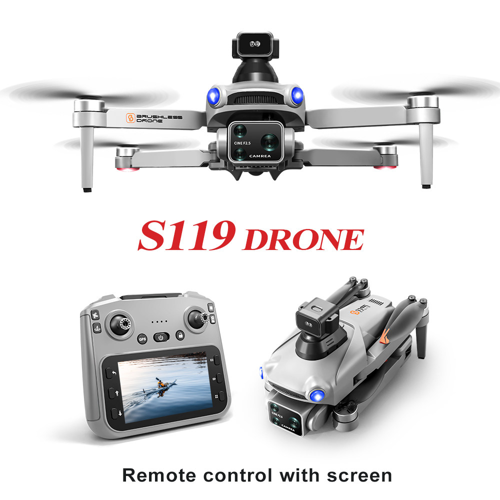 5G Drone Model S119 Drone remote control with screen