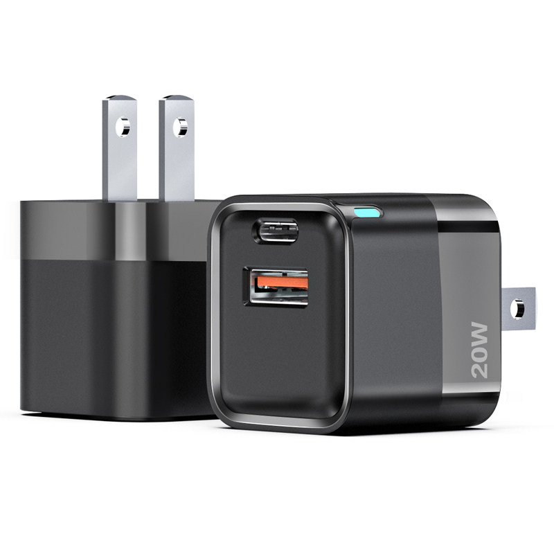 20W 25W Fast charger with USB and type C ports