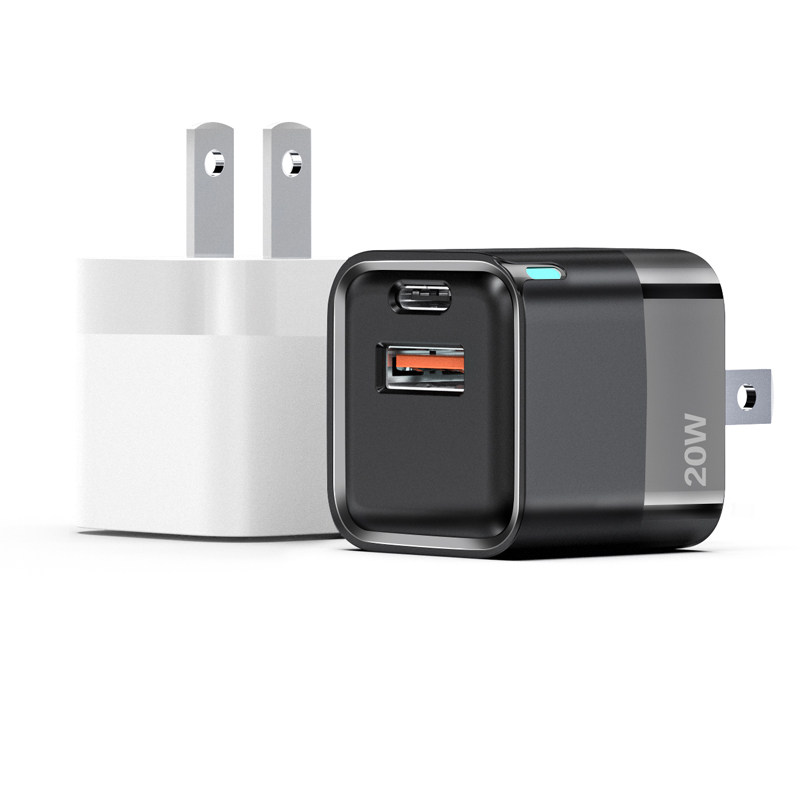 20W 25W Fast charger with USB and type C ports