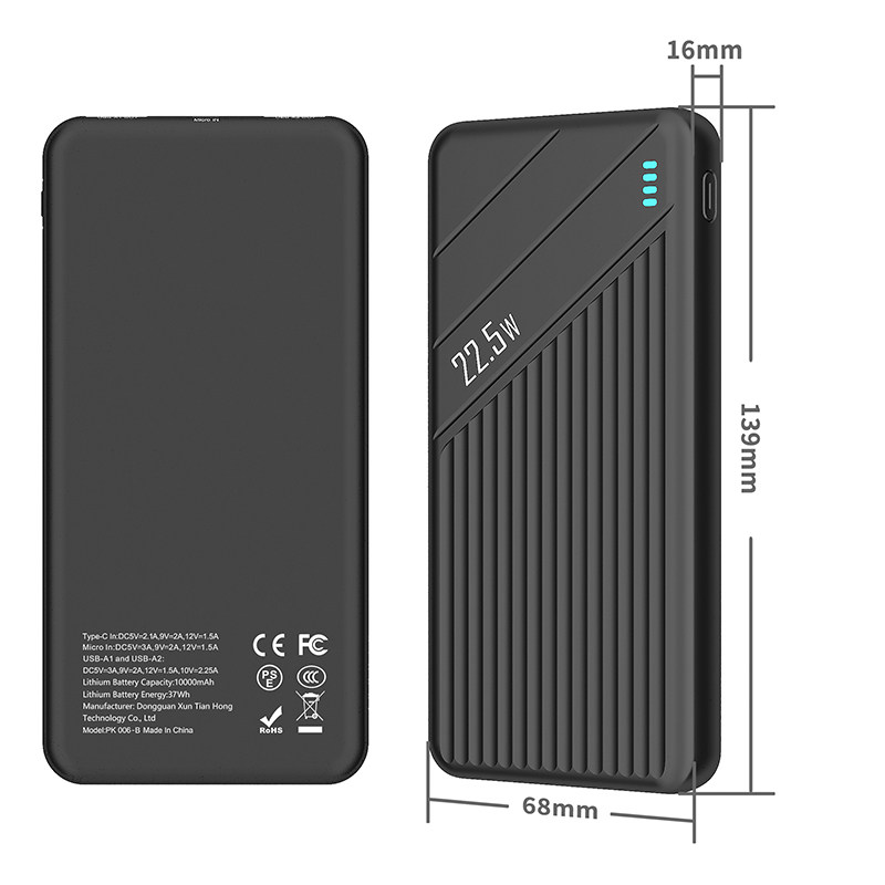 PK006 Portable Power bank 10000mAh 20000mAh 22.5W