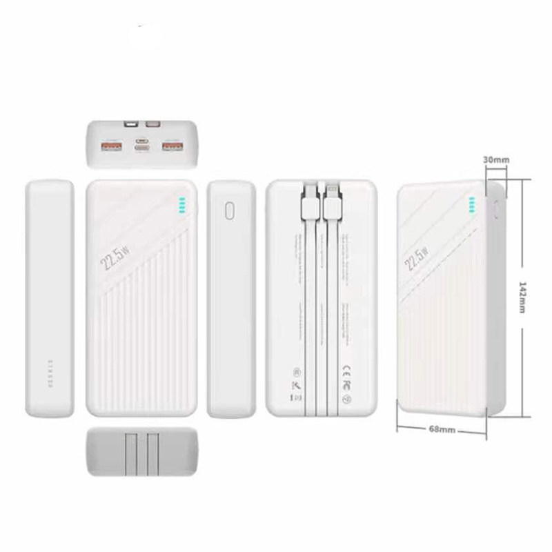 PK009 Power bank with charging cable 10000mAh 22.5W