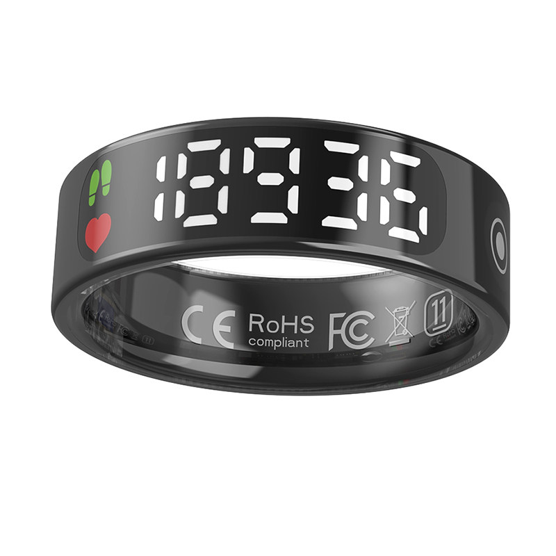 TK9 Touch screen Smart Rings 5ATM waterproof