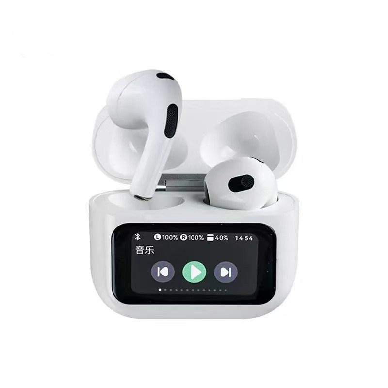 Factory Price Bluetooth Earphone with Touch Screen for iPhone Huawei Vivo Mobile Phones TWS Non-Noise Cancelling Headphones