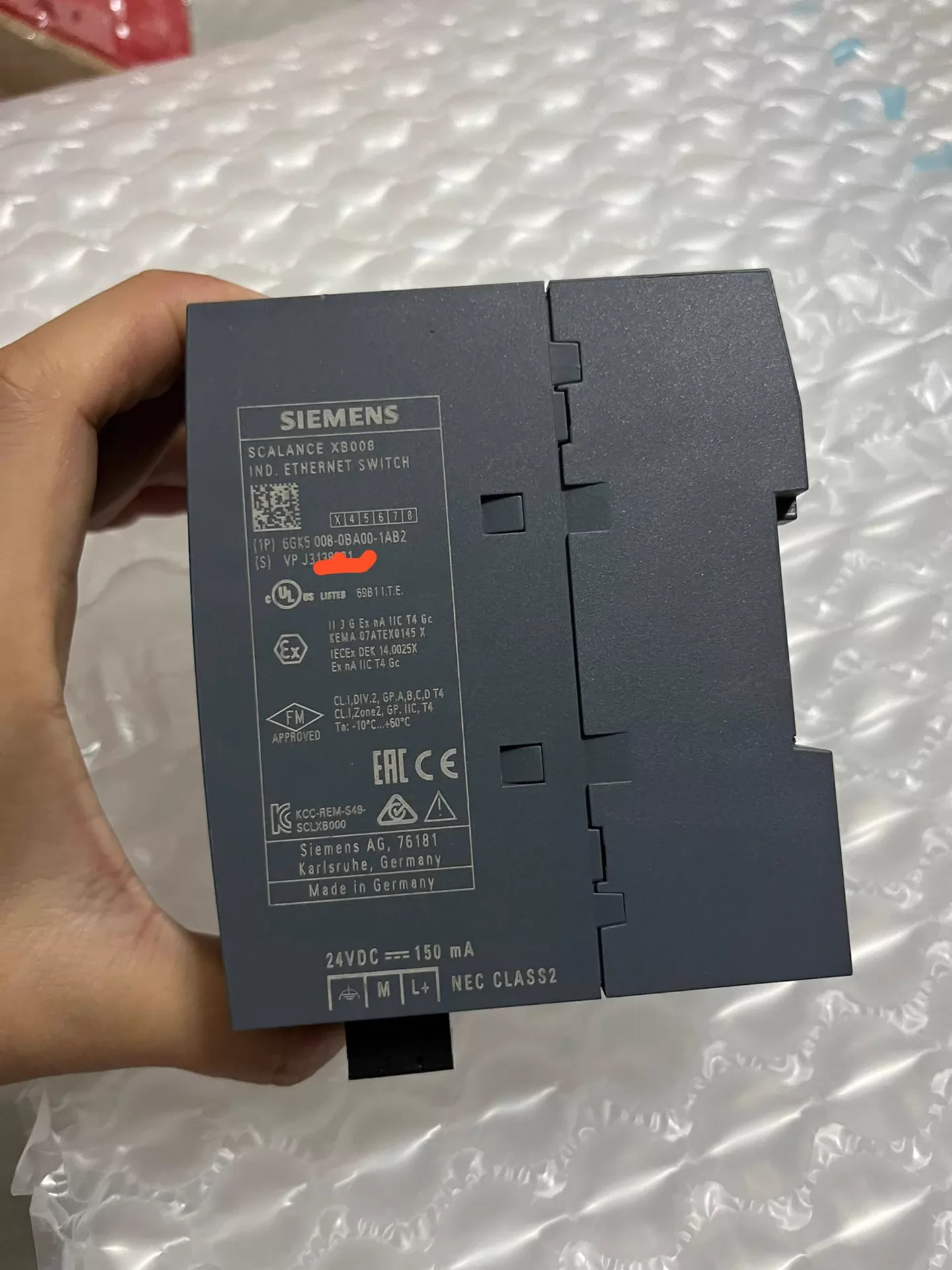 New original 6GK5008-0BA00-1AB2 SIEMENS SCALANCE XB008 Industrial Ethernet Switch