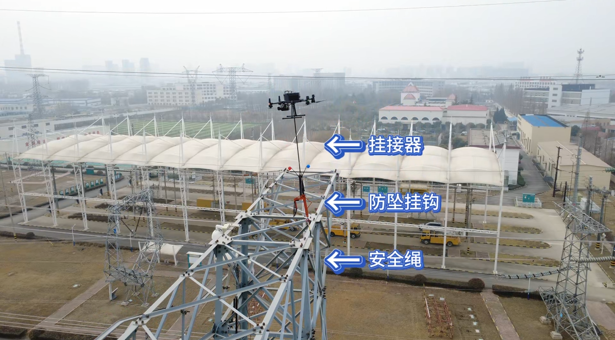 AI识别，自动挂取：海恩德登塔防坠装置全新升级！