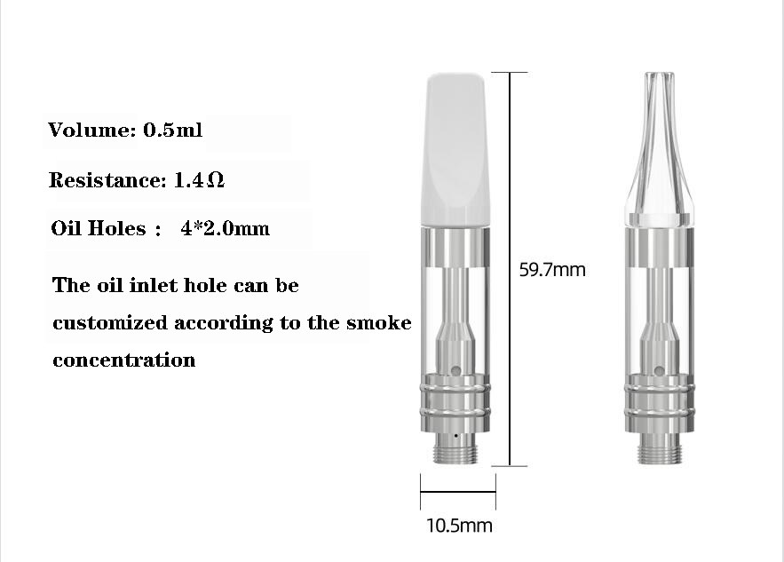  FM205 Cbd Empty 510 Vape Cartridges