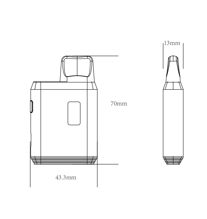  FA020-V2 3 3.5 4ml/gram Disposable Vape Pen with Button Preheat & Adjustable Voltages for Distilled Oil