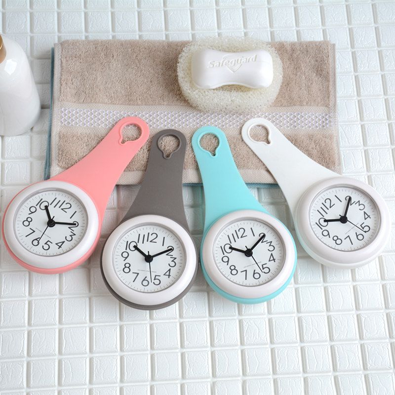 MJK bathroom clock waterproof small clock