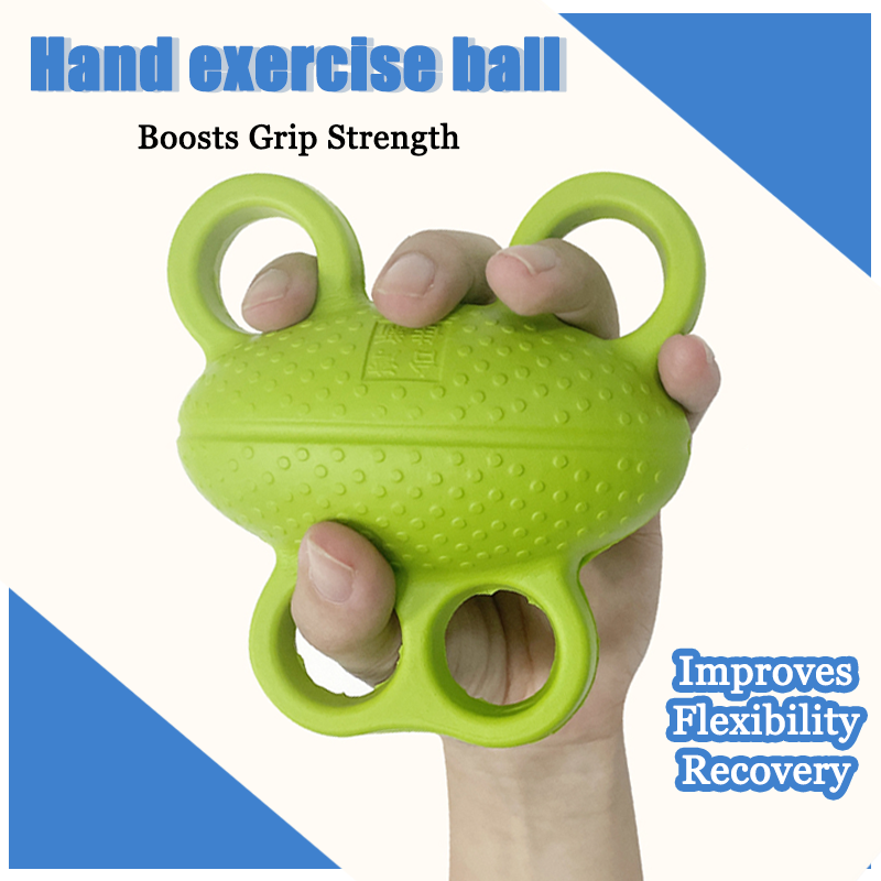 Frog holds strength ball