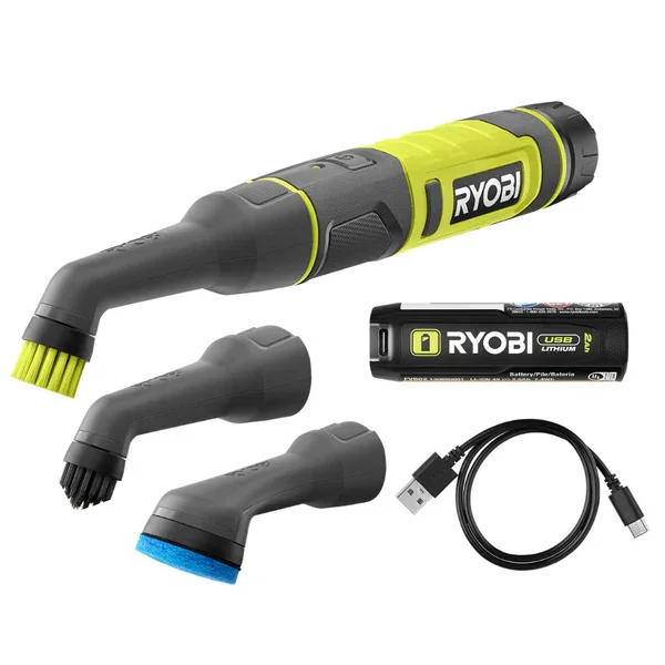 USB LITHIUM DETAIL SCRUBBER KIT