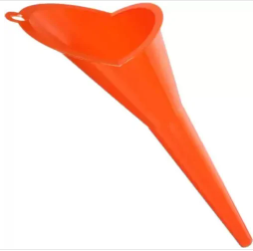 Single-beveled funnel