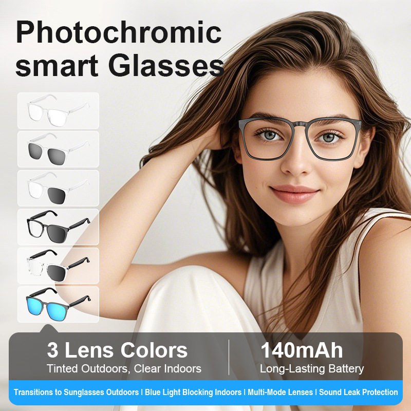 Photochromic Smart AI Glasses A14