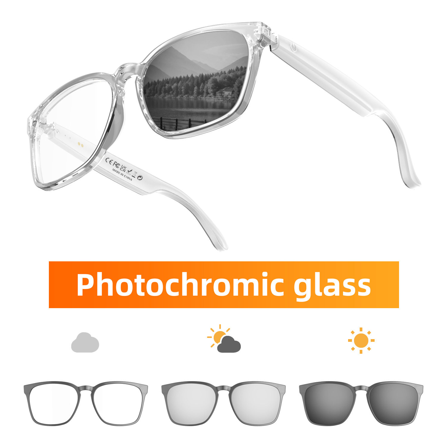 A10 AI Translator Smart Glasses