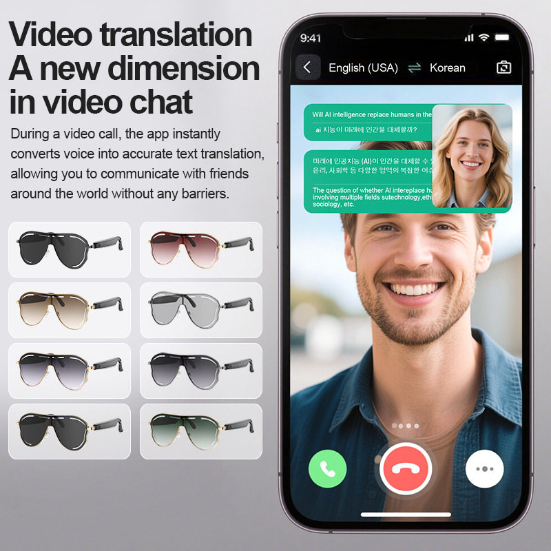 Photochromic Smart AI Glasses A17