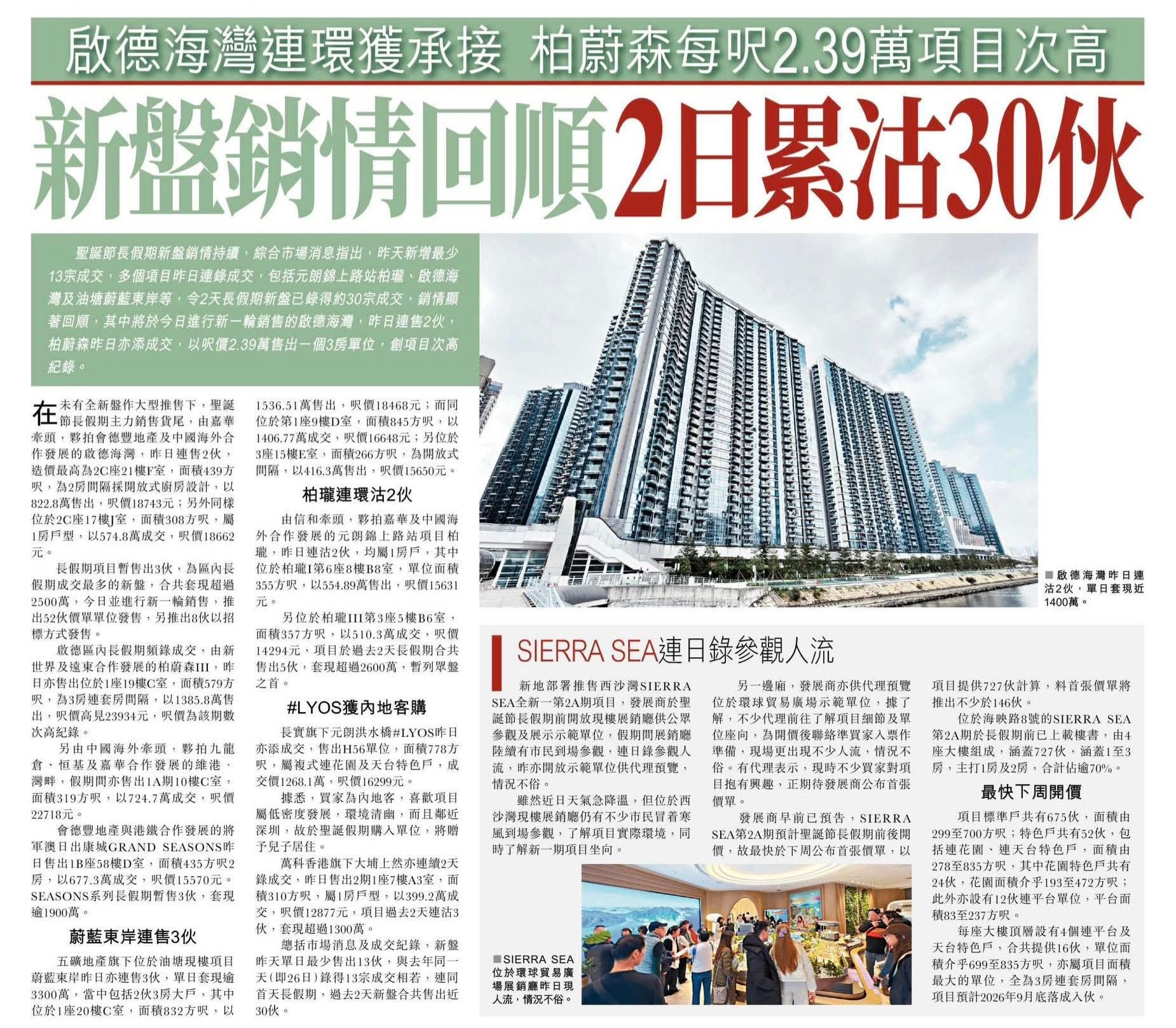 2025年12月27日-香港房地产新闻-benny-第488